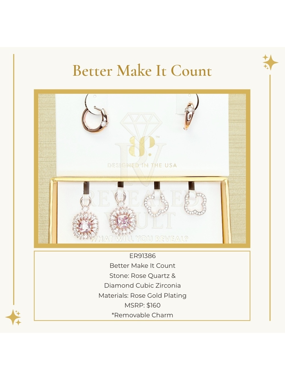 Better Make It Count - Charming Hoops